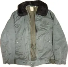 70s-80s フランス軍 ボンバージャケット ファー付き ミリタリー 