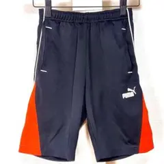 子供服（130）プーマ　ハーフパンツ　ジャージ　サッカー　ゴムウエスト　紐付き