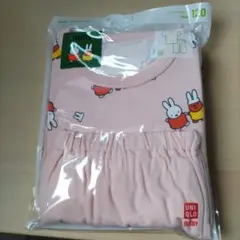 ユニクロ　ドライパジャマ　半袖　ミッフィー　120　パジャマ