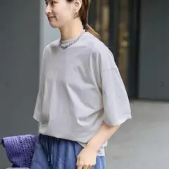 ATON/エイトン SUVIN 60/2 WIDE SLEEVE T-SHIRTのサムネイル