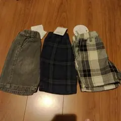 未使用品　ブランシェス、ブリーズ　90サイズ　半ズボン　３枚セット