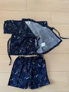 甚平　とんぼ　ネイビー　90cm