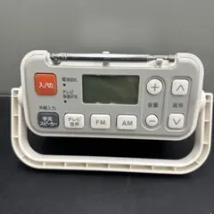 TWINBIRD 手元スピーカー機能付3バンドラジオ ホワイト AV-J125型のサムネイル
