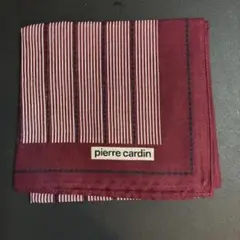 ピエールカルダン Pierre Cardin ハンカチ　ストライプ　新品