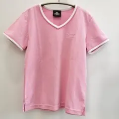 Kappaカッパ Vネック Tシャツ ピンクスポーツウェアのサムネイル