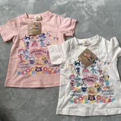 アンパンマン　ティシャツ　半袖　90 ２枚セット　まとめ売り　女の子