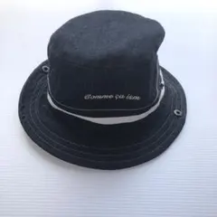 Comme ça ism ダークデニム バケットハット、キッズ、帽子