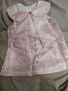 ピンク ワンピース 100cm 襟付き