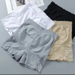 Lサイズお得3枚セット美尻通学通勤スパッツレディース ショートレギンス 無地