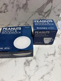 PEANUTS スヌーピー＆ウッドストック ボウル＆マグカップセット