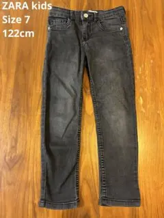 ZARA kids ブラックデニム　size 7/ 122cm