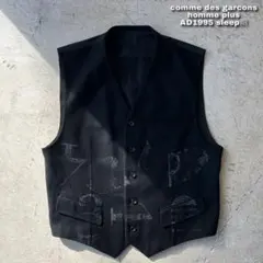 美品⭐︎ コムデギャルソン オム プリュス ローリングストーンズ ニット ベスト コムデギャルソンオムプリュス ローリングストーンズ ニットベスト