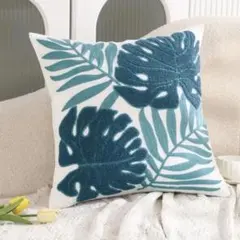 하와이안 쿠션 커버 45 x 45, 인스타그램용 블루, 하와이안 잡화