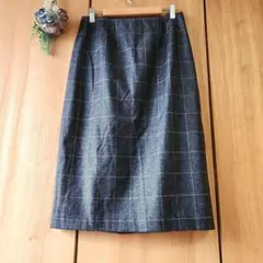 ☘️【リフレクト】ウール混 ミモザ タイト スカート オフィス 綺麗 秋冬コーデ