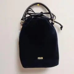 ✿お値下げ✿【新品完売品】フェイラーユニ アイコニック 2Wayバッグ ブラック