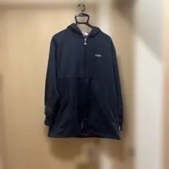 Fila フード付きジャケット ネイビー