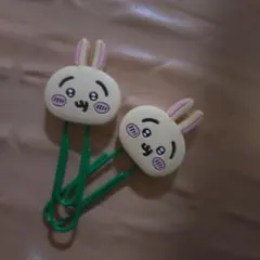 치이카와 우사기 マスコット付きクリップ 2個セット