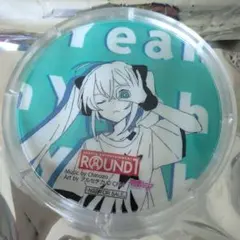 初音ミク　アクリル コースター　ラウンドワン