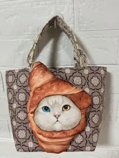 コヤンイサムチョン＊ハンドメイド＊トートバッグ＊パン猫
