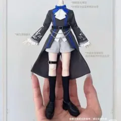 謎塔猫匣 謎塔 アウトフィット bjd 銀夜小礼服