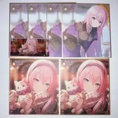 プロセカ 巡音ルカ クリスマス ミニ色紙 53c メモステ 10 まとめ売り