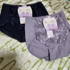 優しく補正ショーツ　綿混　Mサイズ　2枚セット