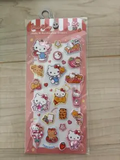 サンリオ　ジュエルマシュマロステッカーズ　シール　キティーちゃん