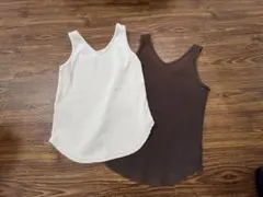 GU リブタンクトップ 2枚セットのサムネイル