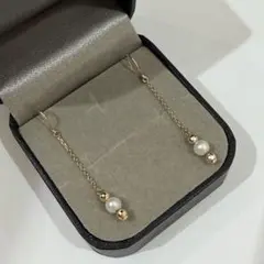 ジュエリーツツミ　TSUTSUMI K10 パールピアス　ジプシー　フックのサムネイル