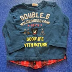 ミキハウス　ダブルＢ　ロンT サイズ90