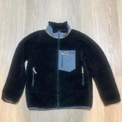 patagonia フリースジャケット XL 黒/グレー