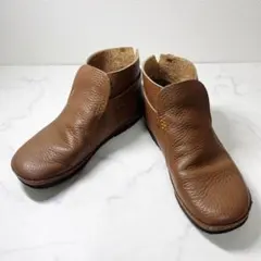KOORS コース ショートブーツ シボ革 ベルト ストラップ 37 ブラウンのサムネイル