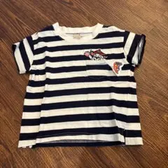 petit main ストライプ Tシャツ 100 パウパト　マーシャル