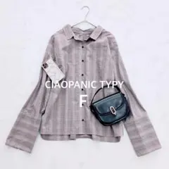チャオパニックティピー/シャツ/グレンチェック/コットン100/美品✨️
