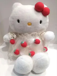 サンリオ ハローキティ ストロベリー いちご ドレス BIGぬいぐるみ 1998