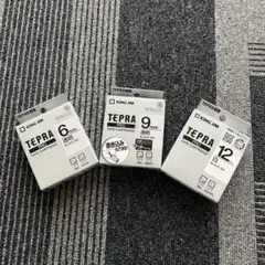KING JIM TEPRA テープカートリッジ 6mm 9mm 12mm