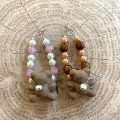 【100】ハンドメイド クマ型 2個セット