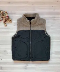 COMME CA ISM リバーシブル中綿ベスト 110