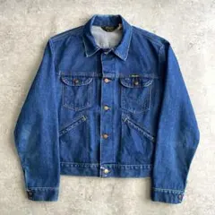80s ラングラー 74126NV 良色 デニム ジャケット USA製 44