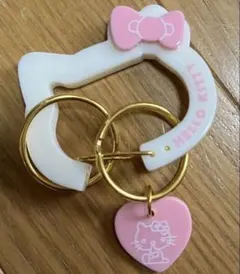 ★ハローキティ★カラビナ★キティちゃん型★キーホルダー★キーリング★