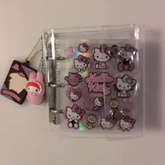 サンリオ　シール帳完成品　A8サイズ　ピンク