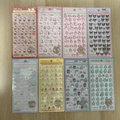 国内正規品 ボンボンドロップシール サンリオミニ　コンプリート8枚セット