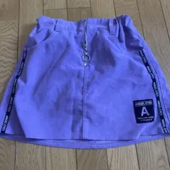 ANGEL EYES 紫色スカート ジッパー付き