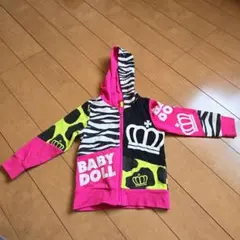 BABY DOLL フード付きトレーナー　90