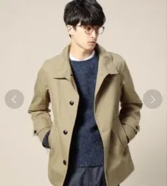 【中古品】BEAUTY&YOUTH ベンタイル ショート レイズドネックコート