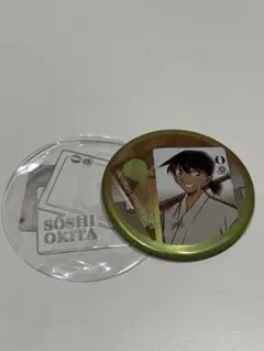 名探偵コナン　ユニバ限定缶バッジ　沖田総司