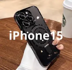 iPhone 15 マグネットケース クリアケース　新品　匿名配送【残1】