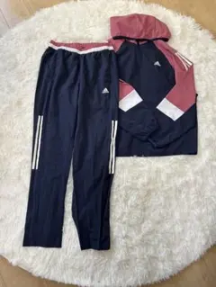 adidas アディダス フード付きジャージ 上下セット セットアップ