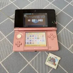 ピンク ニンテンドー3DS LL ゲーム2本付き - メルカリ