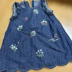 mezzo piano ジャンバースカート デニム100㎝